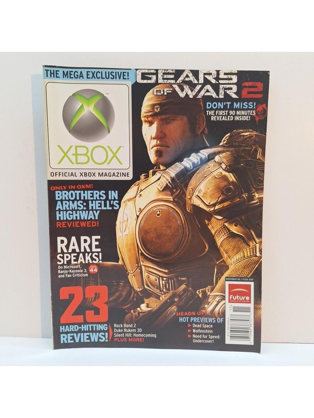 Official Xbox Magazine Issue # 89 (November 2008)-Gears of War 2 Cover/No Disc